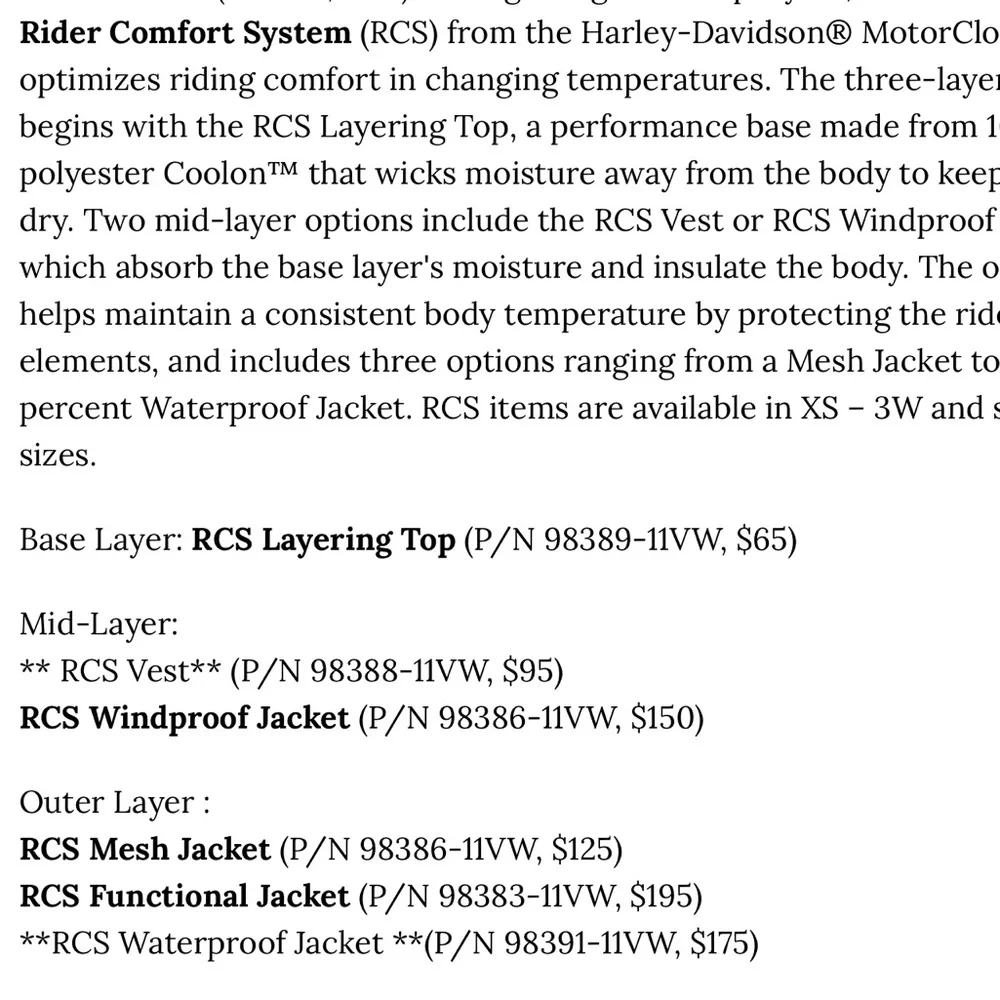 Harley Davidson Riding Jacket (RCS) - Picture 14 of 14